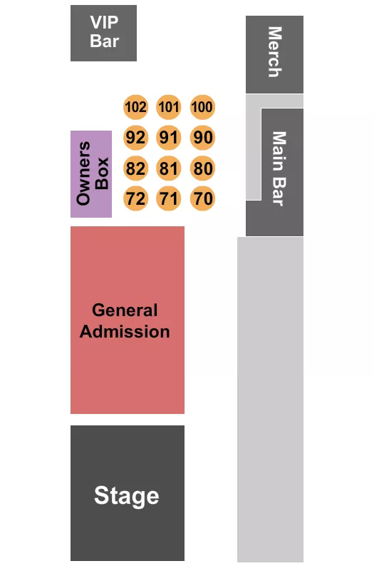 TABLES GA 2 Seating Map Seating Chart