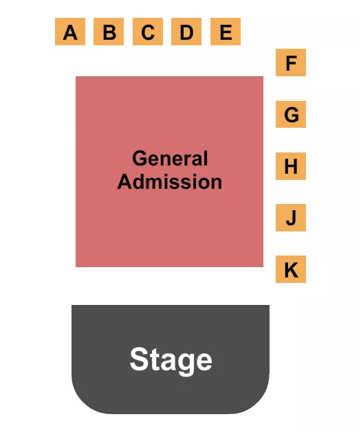 GA FLOOR BALCONY BOOTH Seating Map Seating Chart