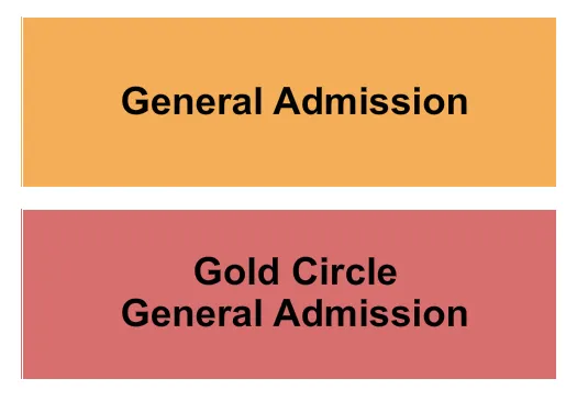 GOLD CIRCLE GA GA Seating Map Seating Chart