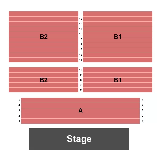 ENDSTAGE Seating Map Seating Chart