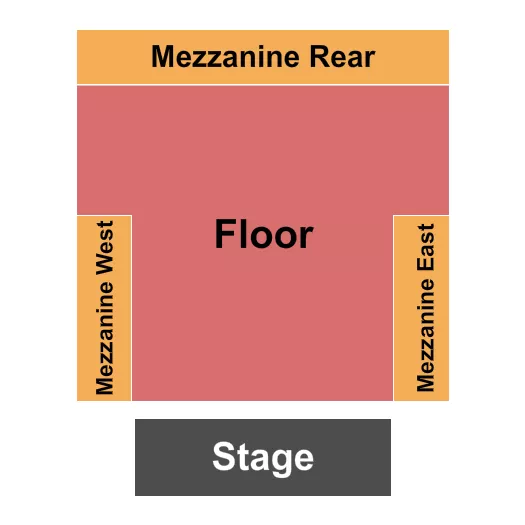 ENDSTAGE GA FLR Seating Map Seating Chart