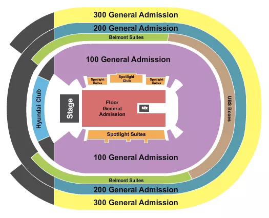 GA BY LEVEL Seating Map Seating Chart