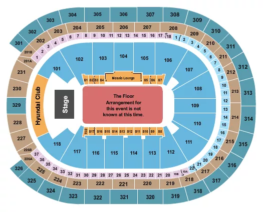 GENERIC FLOOR Seating Map Seating Chart