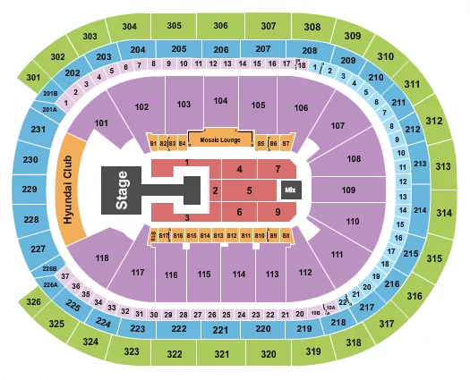 KATSEYE Seating Map Seating Chart