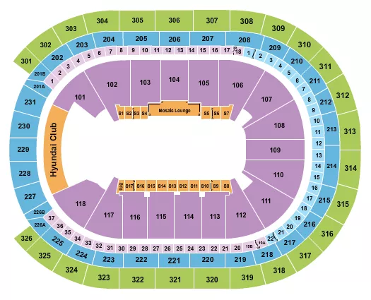 OPEN FLOOR Seating Map Seating Chart