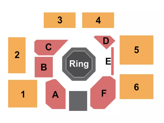 UFC 2 Seating Map Seating Chart