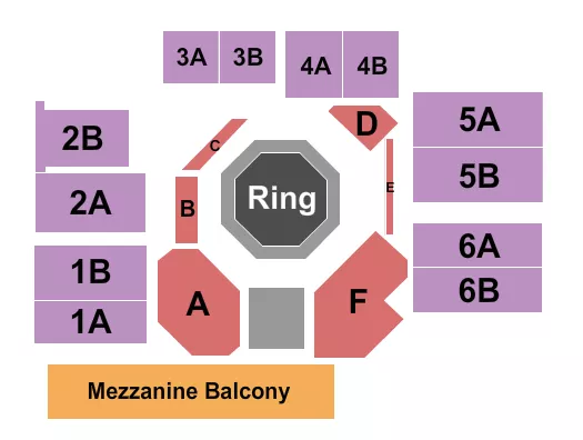 UFC 3 Seating Map Seating Chart