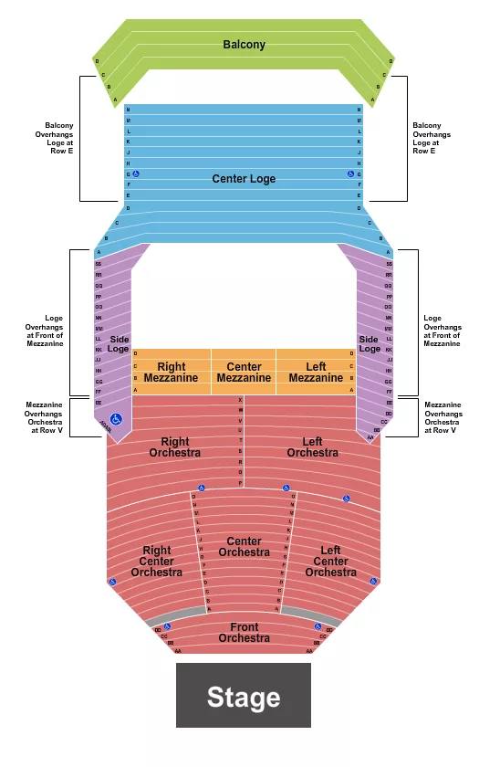 ENDSTAGE 2 Seating Map Seating Chart