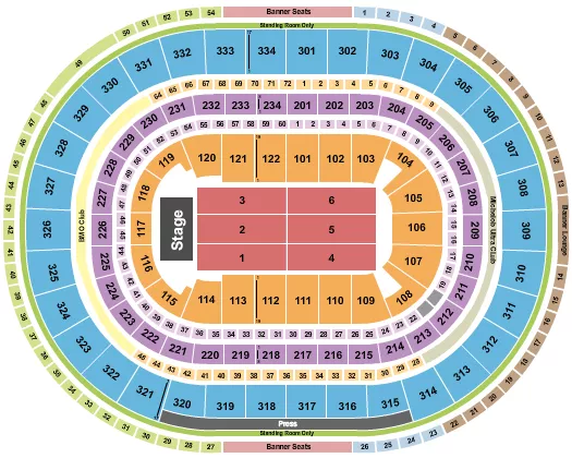 ENDSTAGE RES 1 6 Seating Map Seating Chart