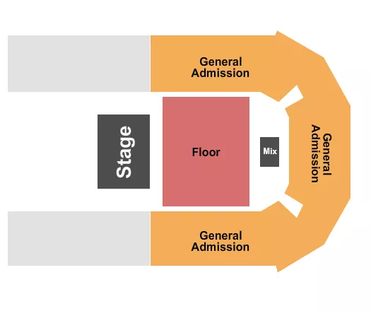 FLOOR GA Seating Map Seating Chart