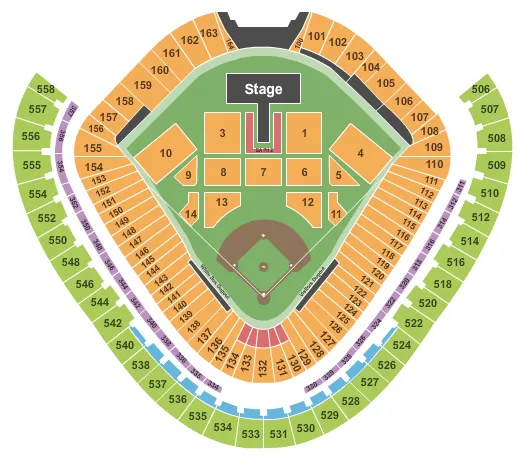 CHANCE THE RAPPER Seating Map Seating Chart