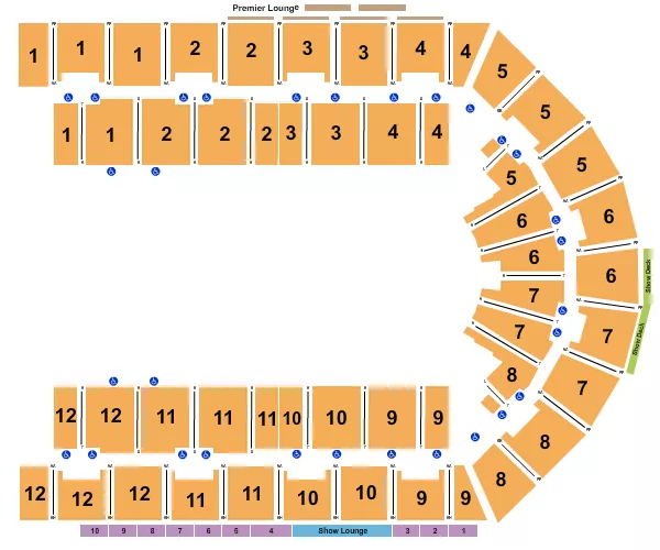 OPEN FLOOR Seating Map Seating Chart