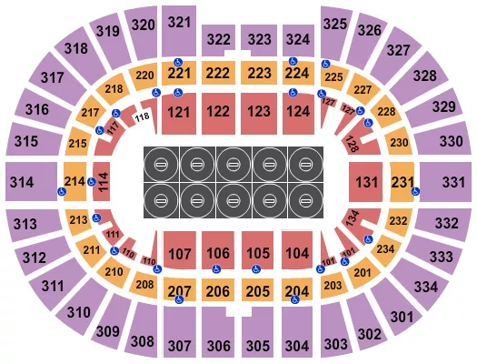 OHSAA WRESTLING Seating Map Seating Chart