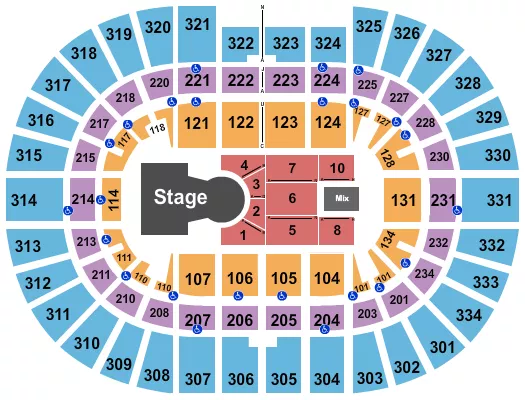 THE ARRIVAL Seating Map Seating Chart