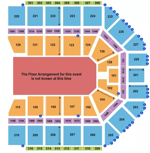 GENERIC FLOOR Seating Map Seating Chart