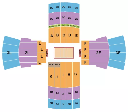 VOLLEYBALL Seating Map Seating Chart