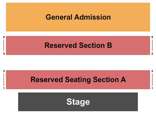 GA RESERVED Seating Map Seating Chart