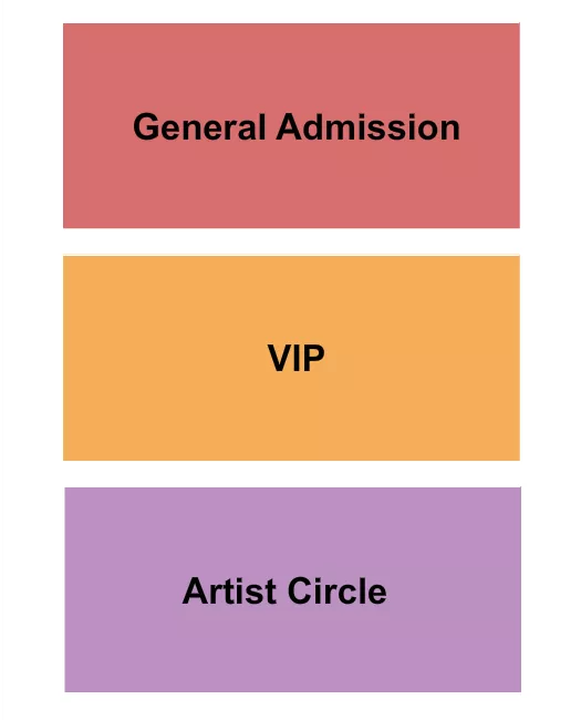 GA VIP ARTIST CIRCLE Seating Map Seating Chart