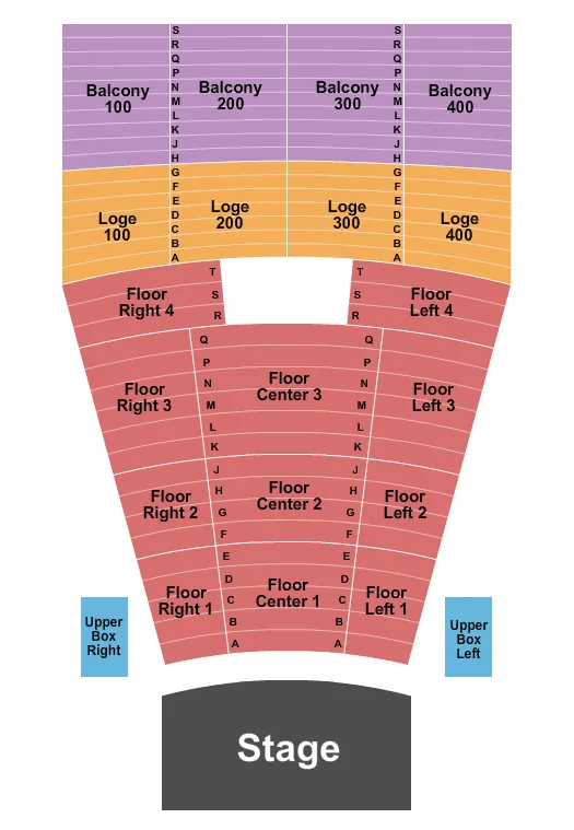 ENDSTAGE 2 Seating Map Seating Chart