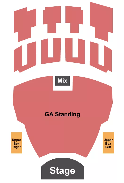 ENDSTAGE GA FLOOR 5 Seating Map Seating Chart