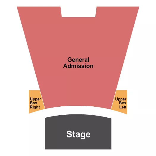 GA UPPER BOXES Seating Map Seating Chart
