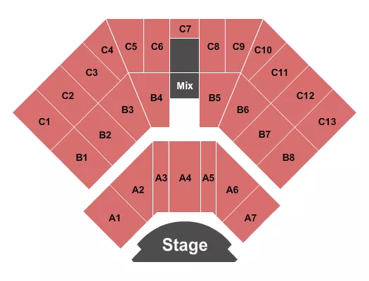 VICTORY CHURCH TULSA END STAGE Seating Map Seating Chart