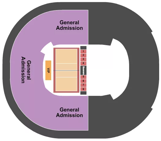 AVP VOLLEYBALL Seating Map Seating Chart