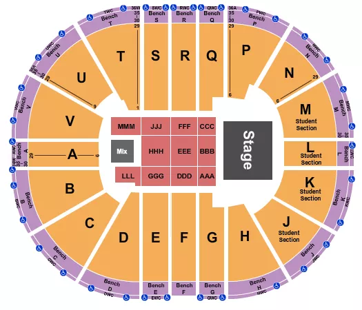 MAXWELL Seating Map Seating Chart