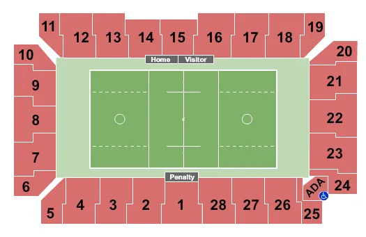 LACROSSE Seating Map Seating Chart