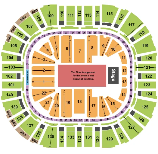 GENERIC FLOOR Seating Map Seating Chart