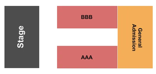 VOODOO ROOM AT HOUSE OF BLUES SAN DIEGO RESERVED GA Seating Map Seating Chart