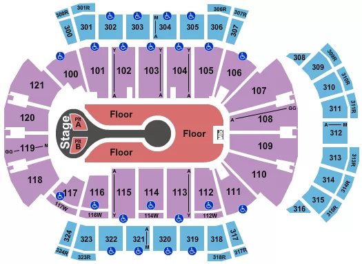 BENSON BOONE Seating Map Seating Chart
