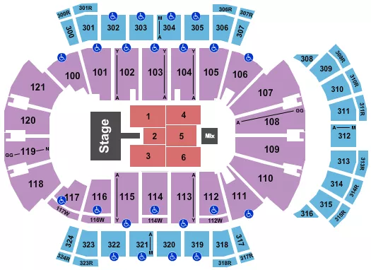 CECE WINANS Seating Map Seating Chart