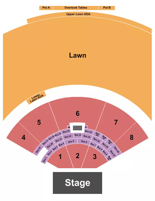 ENDSTAGE BOXES 2 Seating Map Seating Chart