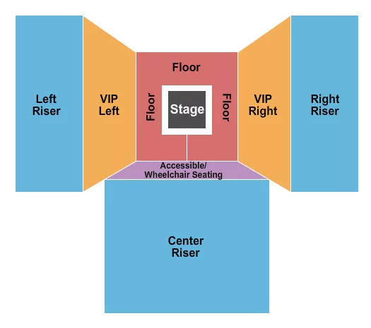 CENTER STAGE Seating Map Seating Chart