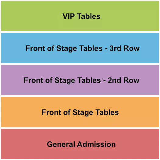 GA TABLES 2 Seating Map Seating Chart