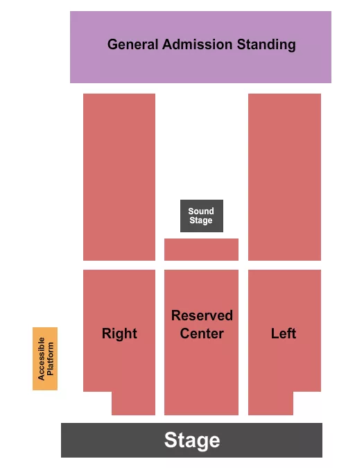RESERVED Seating Map Seating Chart