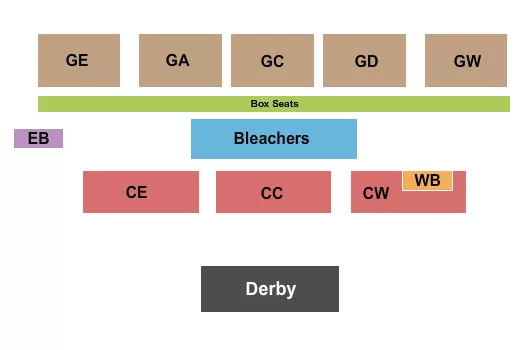 WAYNE COUNTY FAIR OH DERBY Seating Map Seating Chart
