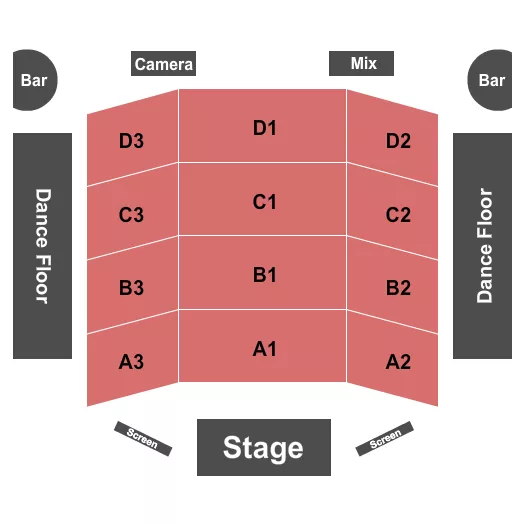 WE KO PA CONFERENCE CENTER ENDSTAGE 2 Seating Map Seating Chart