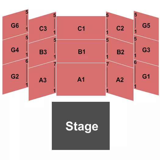 WE KO PA CONFERENCE CENTER ENDSTAGE 3 Seating Map Seating Chart