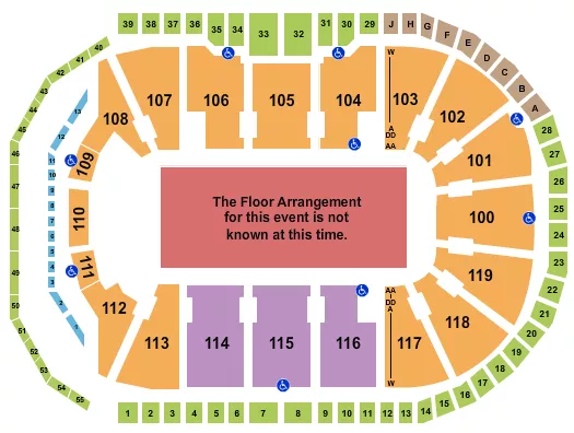 GENERIC FLOOR Seating Map Seating Chart