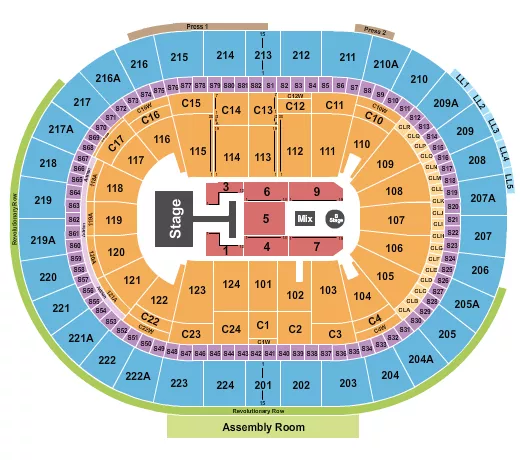 DISNEY DESCENDANTS Seating Map Seating Chart