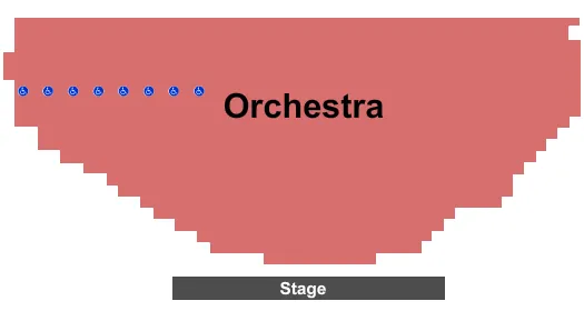 END STAGE Seating Map Seating Chart