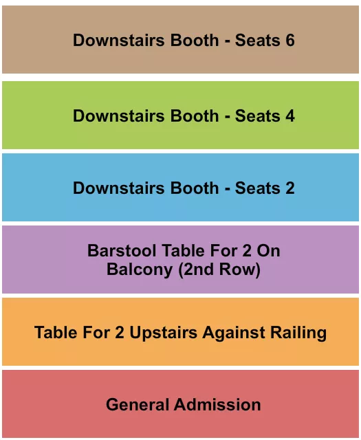 GA BOOTH BARSTOOL 3 Seating Map Seating Chart