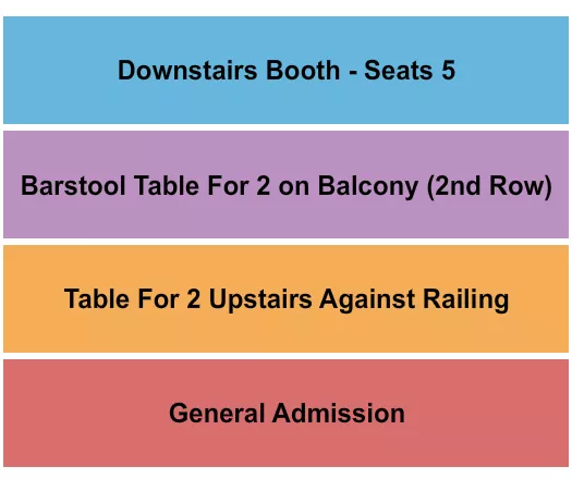 GA BOOTH TABLE 3 Seating Map Seating Chart