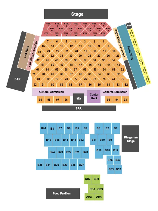 JON WOLFE Seating Map Seating Chart