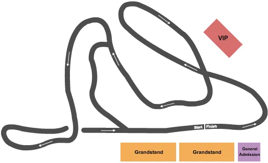 RACING Seating Map Seating Chart