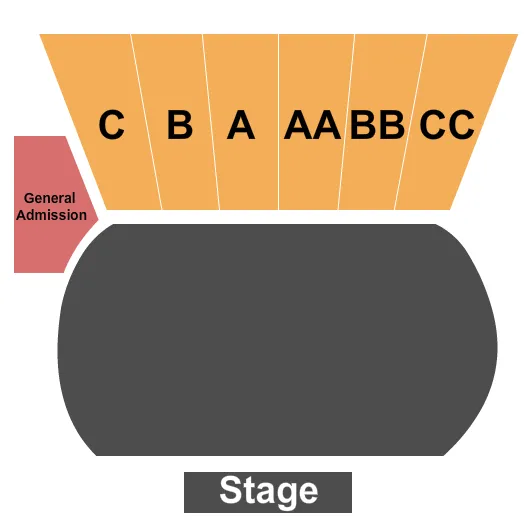 RODEO Seating Map Seating Chart
