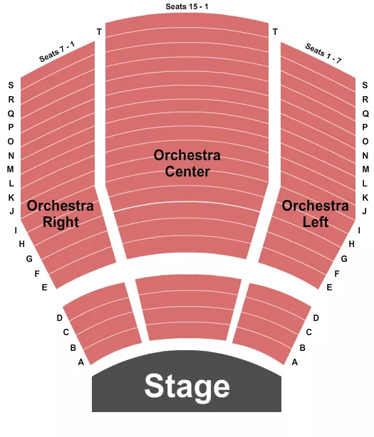 ENDSTAGE Seating Map Seating Chart