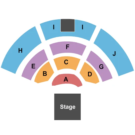 WIND CREEK CASINO AND HOTEL ATMORE END STAGE Seating Map Seating Chart